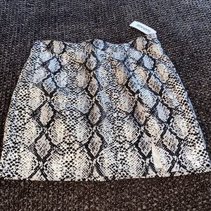 Snake skin skirt